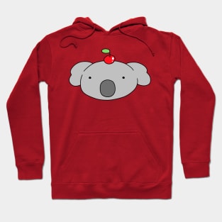 Cherry Koala Face Hoodie